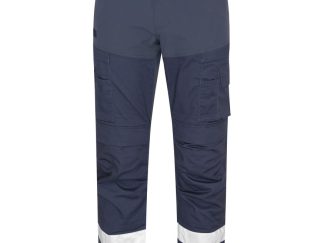 2509 VOLLEDIGE STRETCHBROEK MET KNIEZAKKEN EN REFLECTIEBANDEN