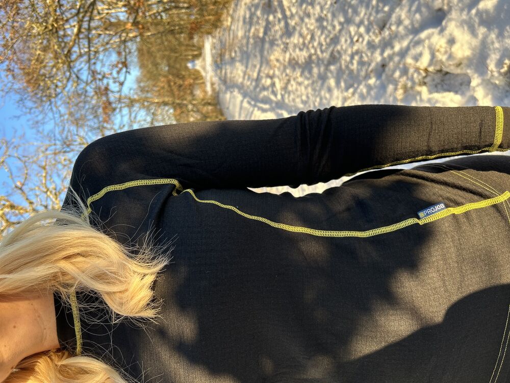 3109 THERMISCH T-SHIRT LANGE MOUWEN WOL DAMES - Afbeelding 5