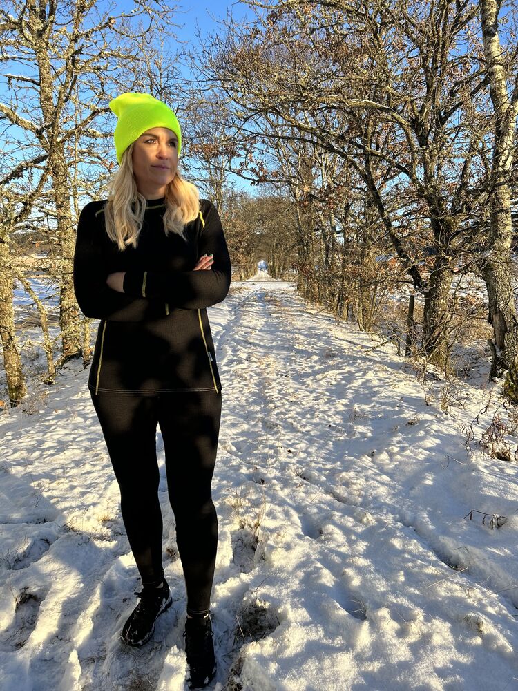 3109 THERMISCH T-SHIRT LANGE MOUWEN WOL DAMES - Afbeelding 2