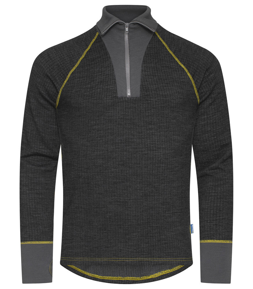 3110 THERMISCH T-SHIRT MET KORTE RITSSLUITING