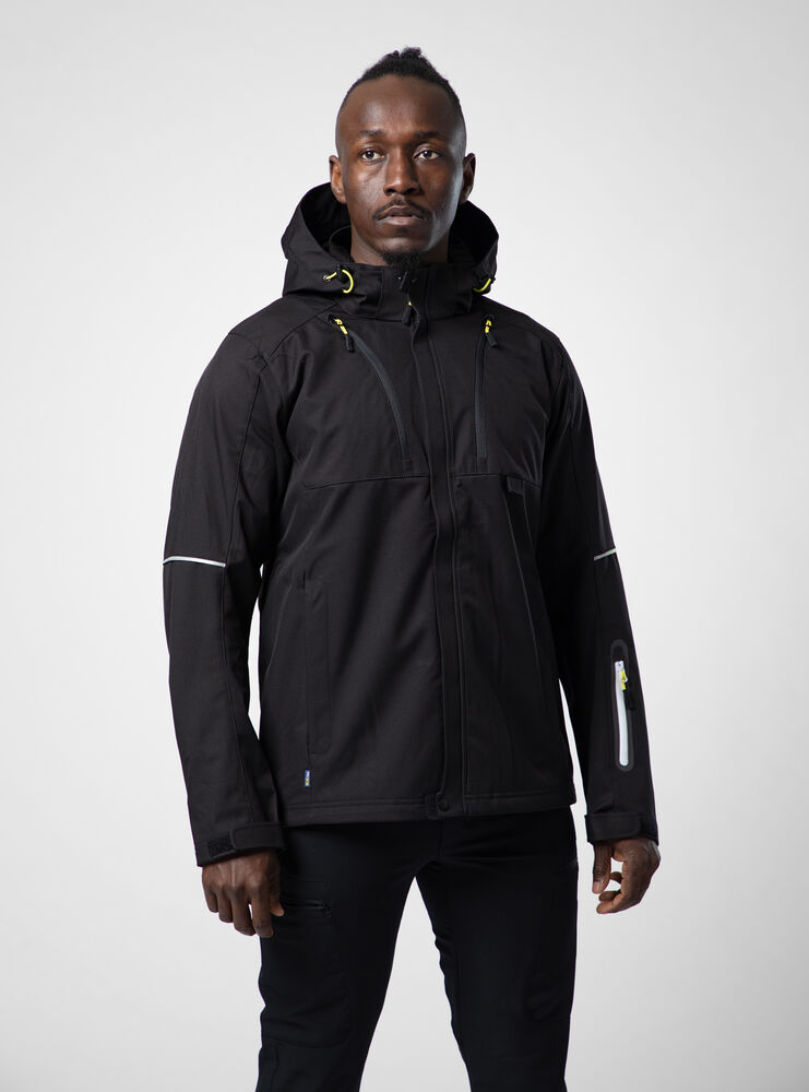 3407 GEVOERDE SOFTSHELL JAS - Afbeelding 4