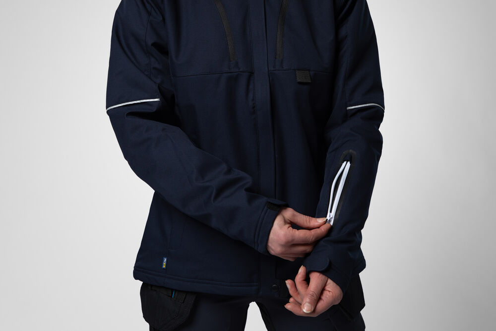 3413 DAMES GEVOERDE SOFTSHELL JAS - Afbeelding 8