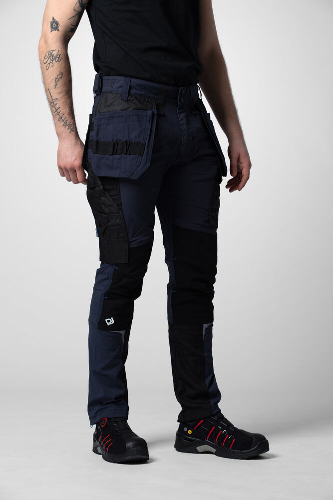 5550 STRETCHBROEK MET KNIEZAKKEN EN SPIJKERZAKKEN - Afbeelding 2