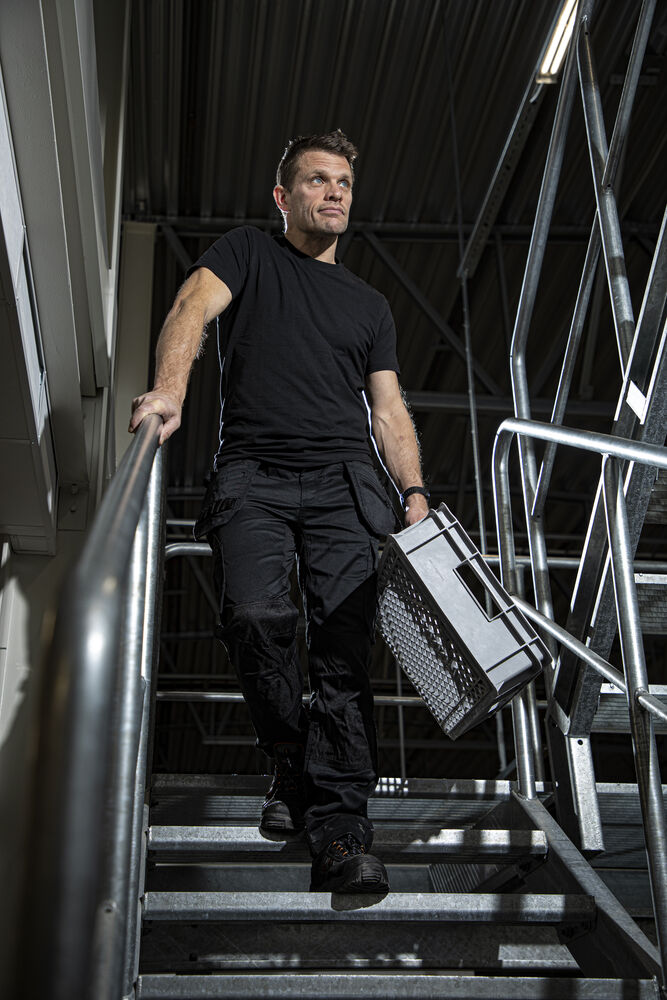 5570 STRETCHBROEK MET KNIEZAKKEN EN SPIJKERZAKKEN - Afbeelding 3