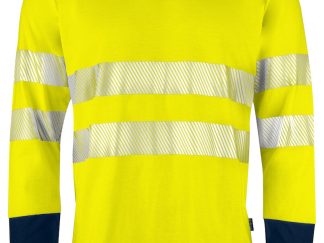 6014 SIGNALISATIET-SHIRT LANGE MOUWEN EN ISO 20471 KLASSE 3