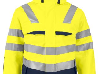 6422 GEVOERDE KORTE SIGNALISATIEJAS EN ISO 20471 KLASSE 3