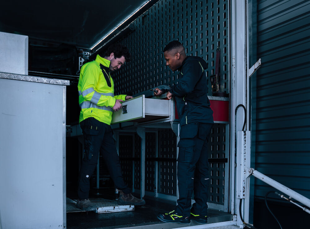 5560 STRETCHBROEK MET KNIEZAKKEN EN SPIJKERZAKKEN KATOEN - Afbeelding 10