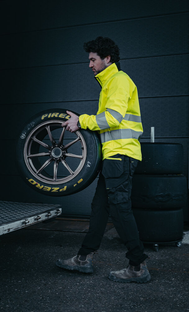 5551 STRETCHBROEK MET KNIEZAKKEN EN SPIJKERZAKKEN - Afbeelding 15