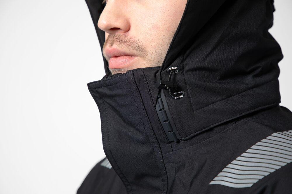 6446 GEVOERDE SIGNALISATIEJAS EN ISO 20471 KLASSE 1 - Afbeelding 4