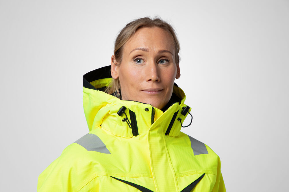 6449 GEVOERDE SIGNALISATIEJAS DAMES EN ISO 20471 KLASSE 2/3 - Afbeelding 6