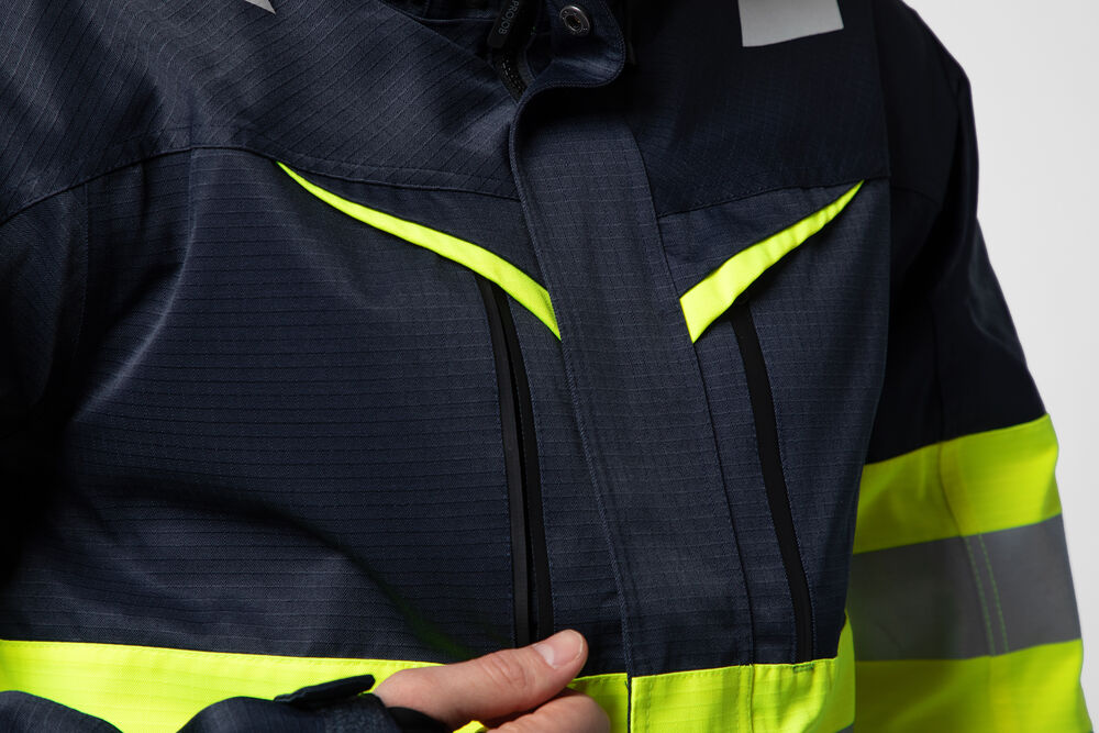 6454 GEVOERDE SIGNALISTIEJAS EN ISO 20471 KLASSSE 1 - Afbeelding 6