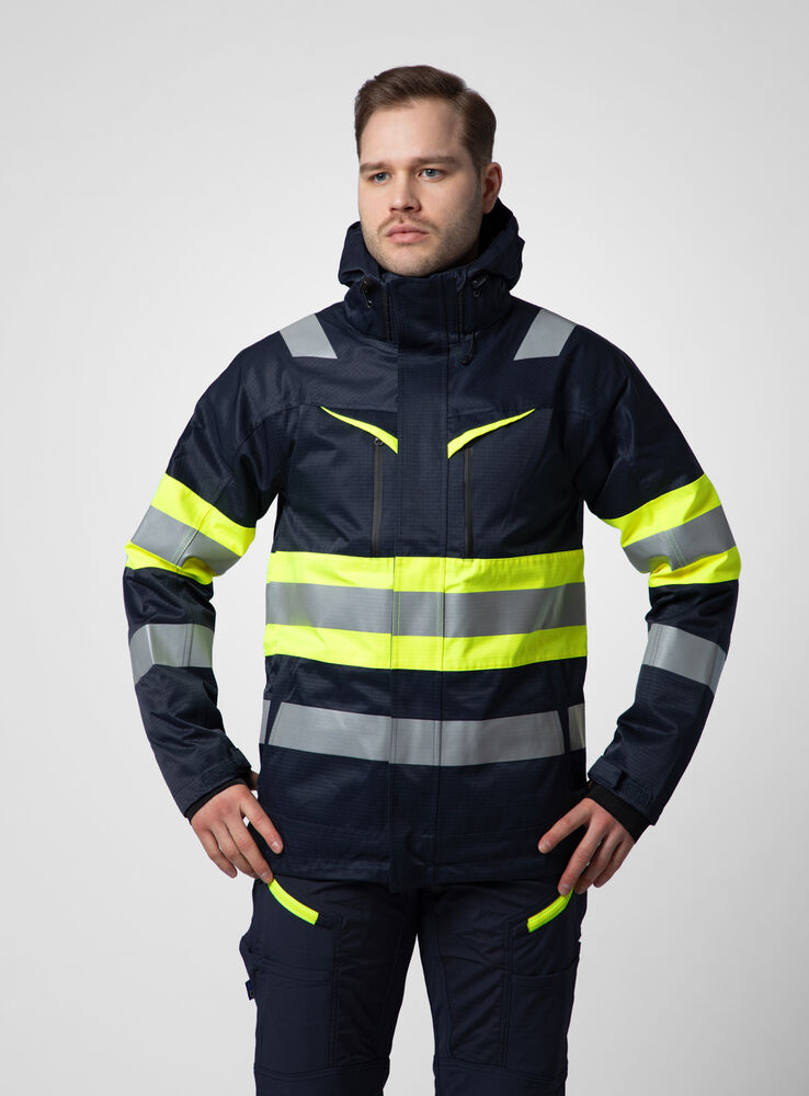 6454 GEVOERDE SIGNALISTIEJAS EN ISO 20471 KLASSSE 1 - Afbeelding 3