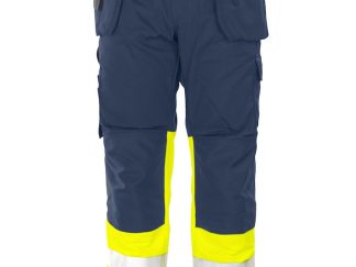 6502 SIGNALISATIEBROEK MET KNIEZAKKEN EN SPIJKERZAKKEN EN ISO 20471 KLASSE 1