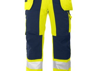 6506 SIGNALISATIEBROEK MET KNIEZAKKEN EN SPIJKERZAKKEN EN ISO 20471 KLASSE 2