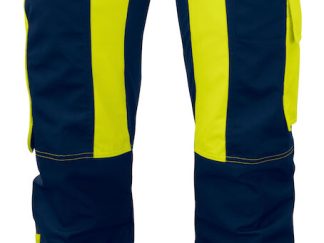 6513 SIGNALISATIEBROEK MET KNIEZAKKEN EN SPIJKERZAKKEN EN ISO 20471 KLASSE 2