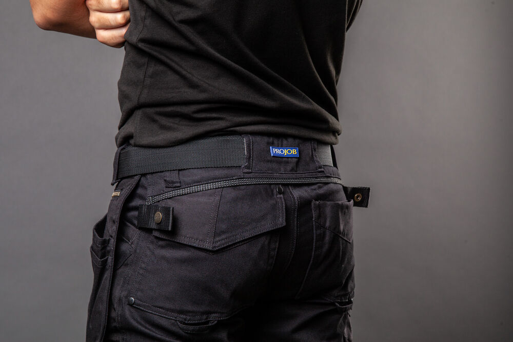 5524 CANVAS BROEK MET KNIEZAKKEN EN SPIJKERZAKKEN - Afbeelding 4