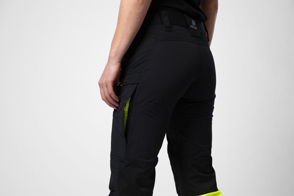 6538 DAMES SIGNALISATIE STRETCHBROEK EN ISO 20471 KLASSE 1 - Afbeelding 4