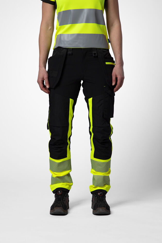 6543 SIGNALISATIESTRETCHBROEK DAMES EN ISO 20471 KLASSE 1 - Afbeelding 3