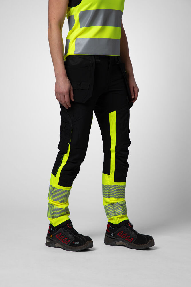 6543 SIGNALISATIESTRETCHBROEK DAMES EN ISO 20471 KLASSE 1 - Afbeelding 2