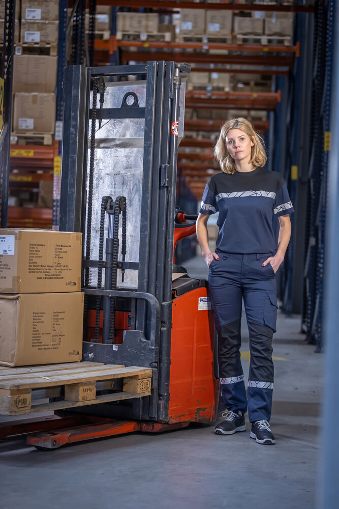 7511 STRETCHBROEK ZONDER KNIEZAKKEN DAMES - Afbeelding 5