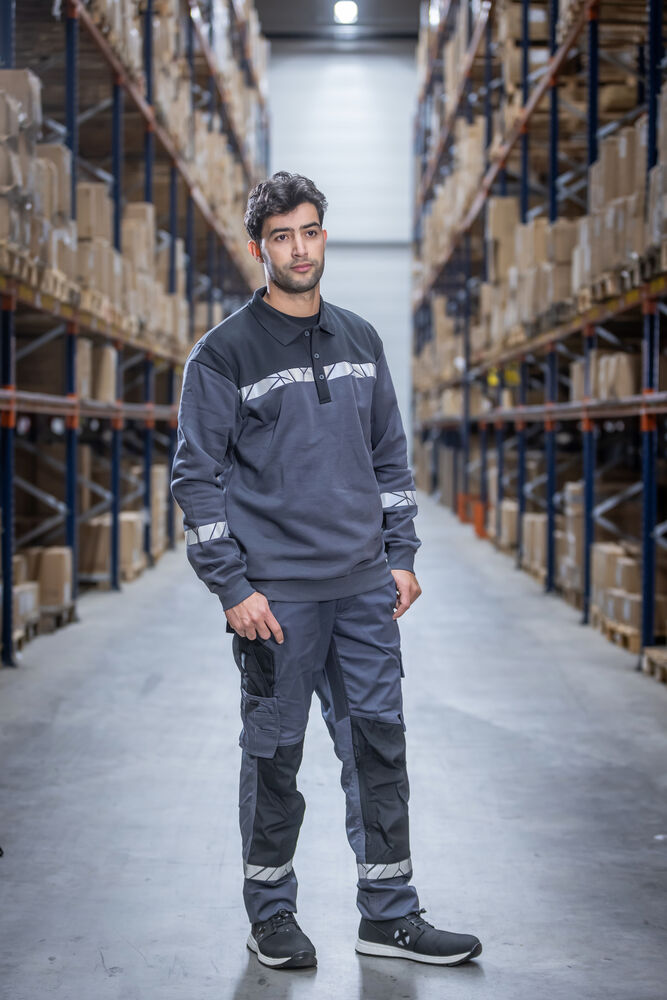 7508 STRETCHBROEK MET KNIEZAKKEN - Afbeelding 9