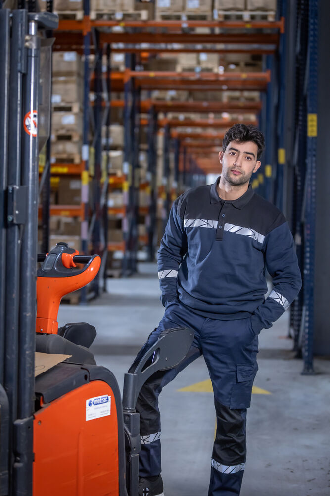 7508 STRETCHBROEK MET KNIEZAKKEN - Afbeelding 10