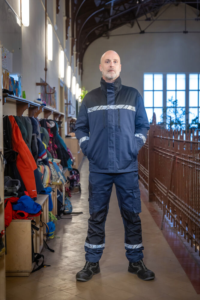 7508 STRETCHBROEK MET KNIEZAKKEN - Afbeelding 5