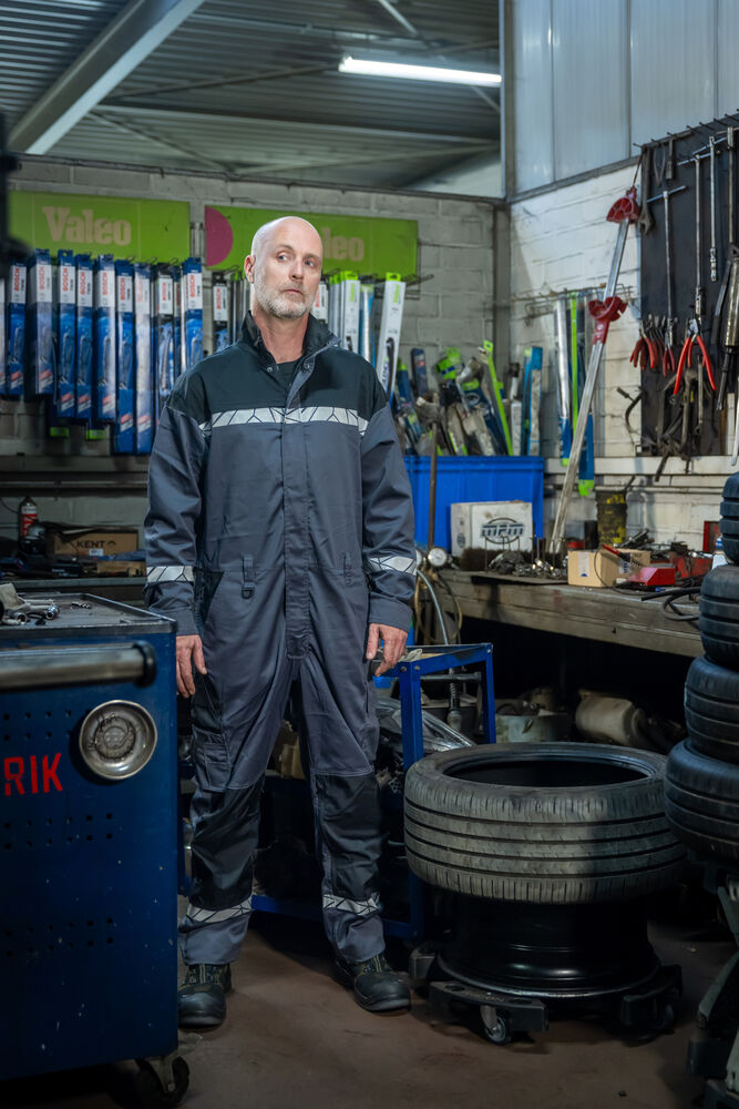 7601 STRETCH OVERALL MET KNIEZAKKEN - Afbeelding 7