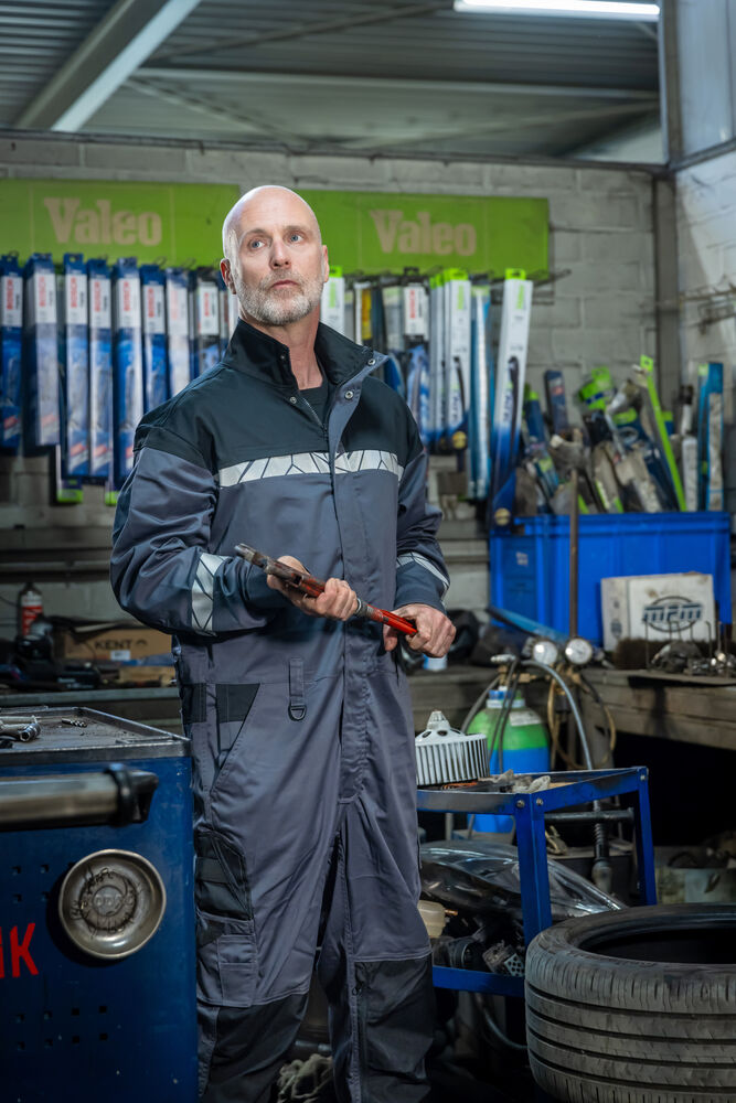 7601 STRETCH OVERALL MET KNIEZAKKEN - Afbeelding 5