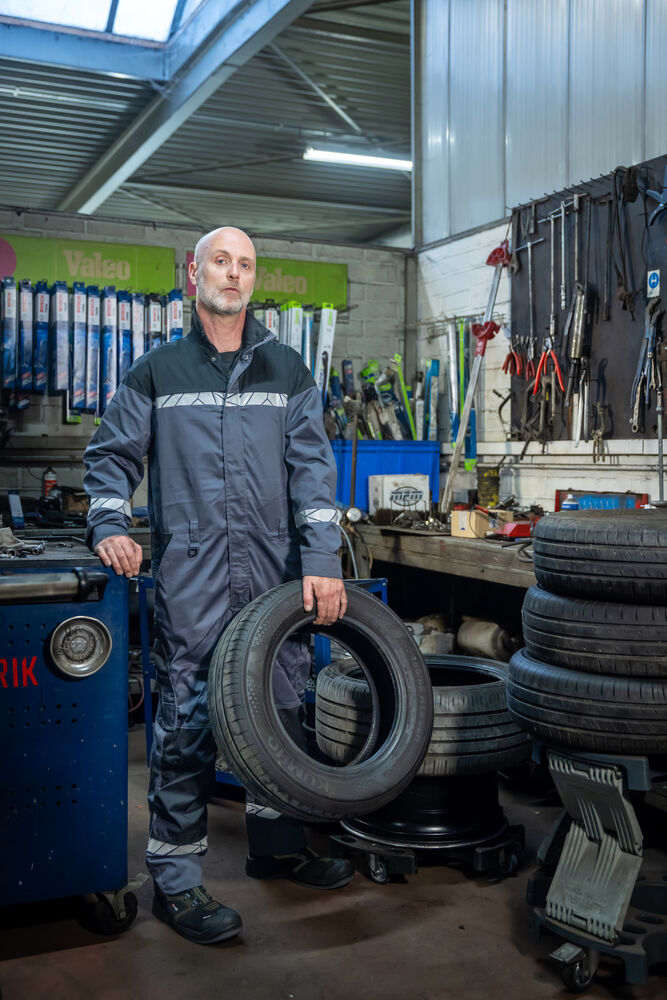 7601 STRETCH OVERALL MET KNIEZAKKEN - Afbeelding 6